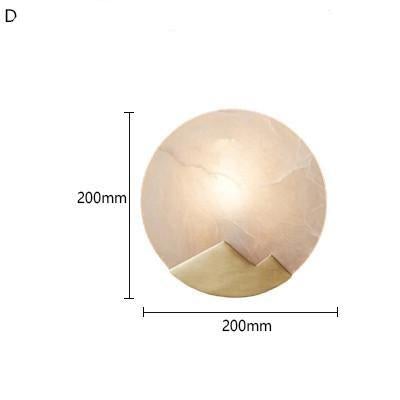 Nordic Dolomite Wall Lamp Bedroom Bedside Lamp Light Luxury Modern Creative Designer Living Room Long Copper Wall Lamp