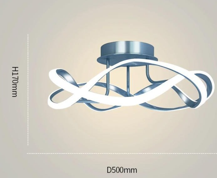 New Light Luxury Bedroom Lamp Room Ceiling Lamp