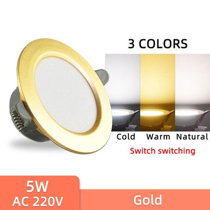 10Pcs Downlight 3w 5w spot led lights 3000k 4500K 6000K  led Downlight Kitchen living room Indoor recessed lighting