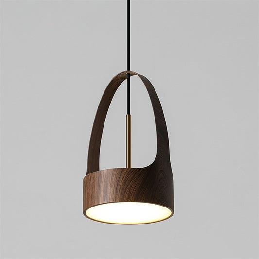 Modern Small Pendant Lights Bedroom Small Chandeliers Nordic Restaurant Wooden Metal Lighting