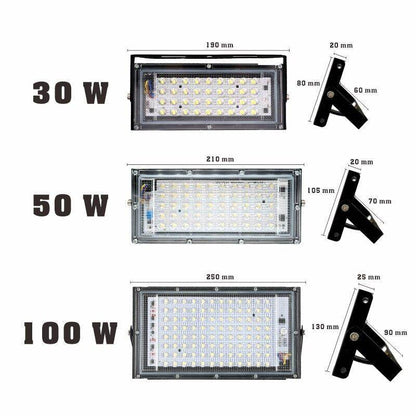 Led Flood Light AC Outdoor Floodlight Spotlight IP65 Waterproof 30W 50W 100W LED Street Lamp Landscape Lighting