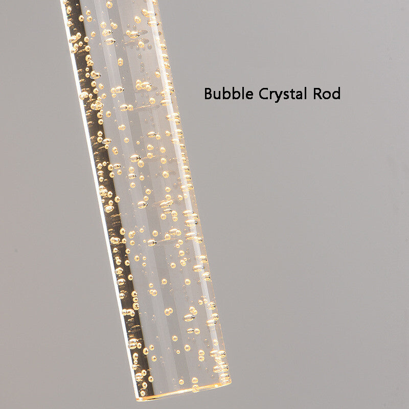 LED Light Modern Wall Light Bedroom Bedside Living Room Wall Lamp Crystal Rod Nordic Aisle Corridor Interior Lighting Fixture