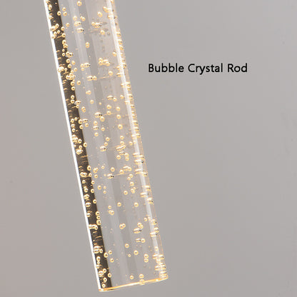 LED Light Modern Wall Light Bedroom Bedside Living Room Wall Lamp Crystal Rod Nordic Aisle Corridor Interior Lighting Fixture