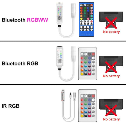 RGBWW LED Strip Light SMD 5050 10M 5M LED Lights Waterproof DC12V RGB Led tape diode ribbon Flexible APP Phone Control+adapter