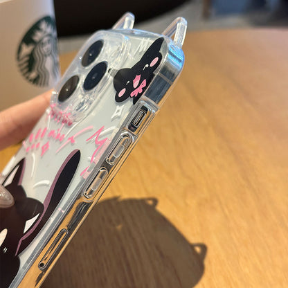 Funny Cute Kitten Bracelet Case Compatible for IPhone 13 11 16 17 15 12 Pro Max 8 7 16 Plus X XR XS Max SE 2020 Cute Cat Ears Cover