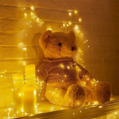 3M100LED/6M200LED/9M300LED/12M400LED Christmas USB with Remote Control Firecracker Light String