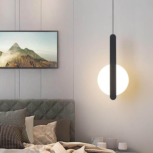 Modern Led Pendant Lights For Dinning Room Bedside Bar Home Deco Pendant Lamp Fixtures White/Black Color