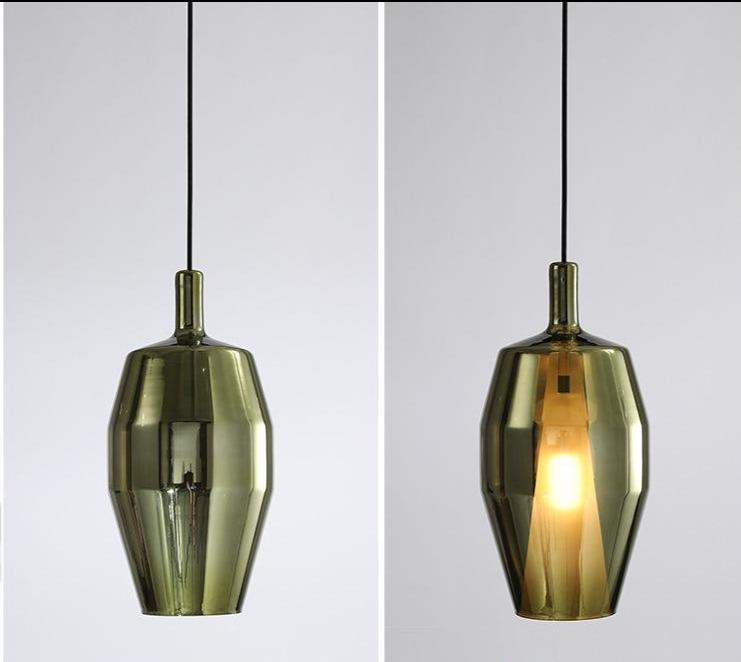 Creative Stained Glass Chandelier Nordic Single-headed Chandelier