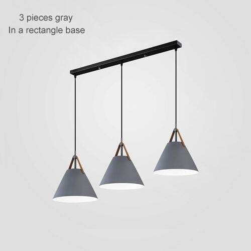 Nordic Restaurant Pendant Lights LED Handlamp Indoor Dinning Room Lamp Home Lighting Single-Three Heads Lamparas E27 AC110-220V