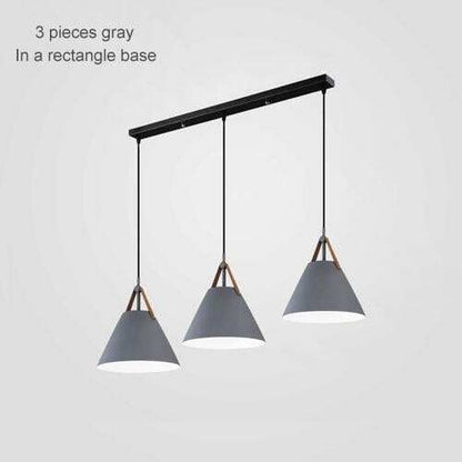 Nordic Restaurant Pendant Lights LED Handlamp Indoor Dinning Room Lamp Home Lighting Single-Three Heads Lamparas E27 AC110-220V