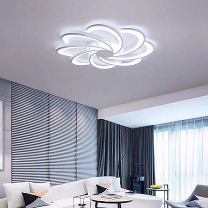 Modern LED White Ceiling Light With Remote Control For Living Room Home Lighting Kitchen Fixtures Bedroom Plafon Lamp Lustre