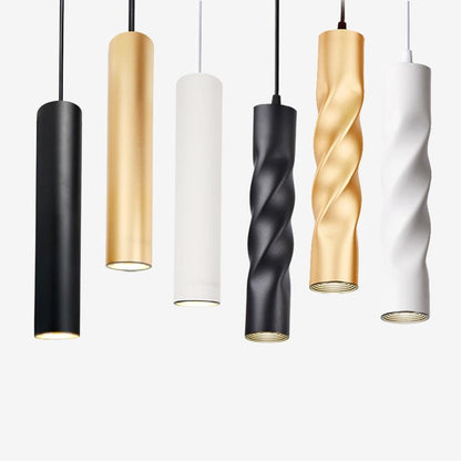 Cylinder Pipe Pendant Lights Kitchen Island Dining Room Bar Counter Lights