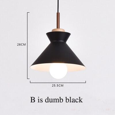 Fashion Indoor lighting pendant lights Wood and aluminum lamp restaurant bar coffee dining room LED hanging light fixture