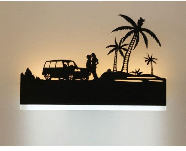 Led Wall Light Black Wall Lamp Sconce Lighting For Living Room Bedside Room Bedroom Lamp Wall Sconce Mirror Light Wall