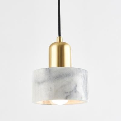 Nordic Marble Minimalist One-headed Small Chandelier Bedroom Light Extravagant Headlights Post-modern Restaurant Bar Decorated Lamps