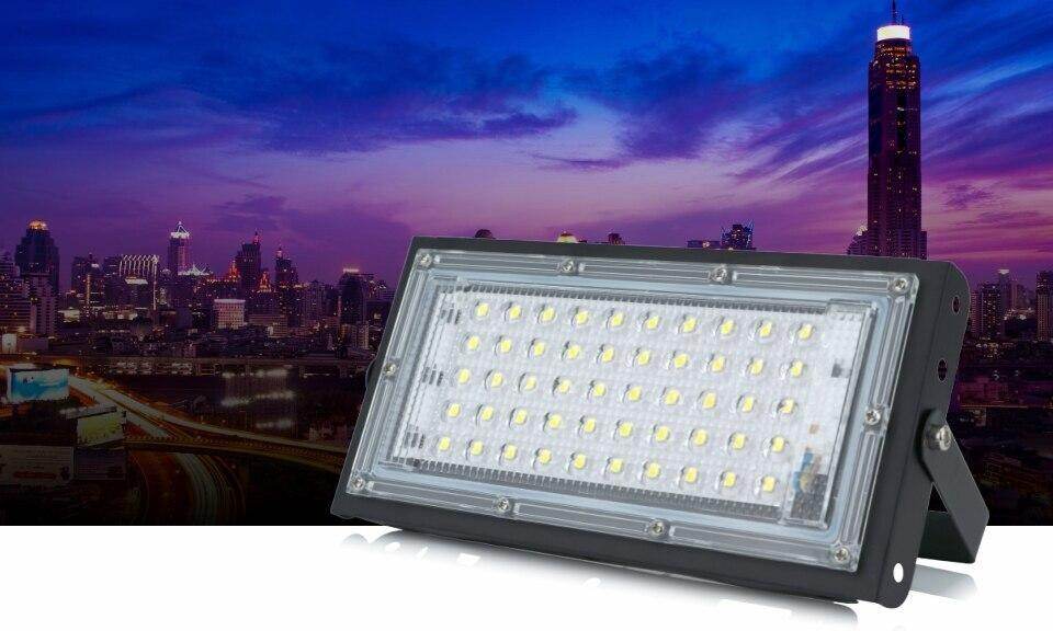 2pcs/lot 50W Led Flood Light AC  Outdoor Floodlight Spotlight IP65 Waterproof LED Street Lamp Landscape Lighting