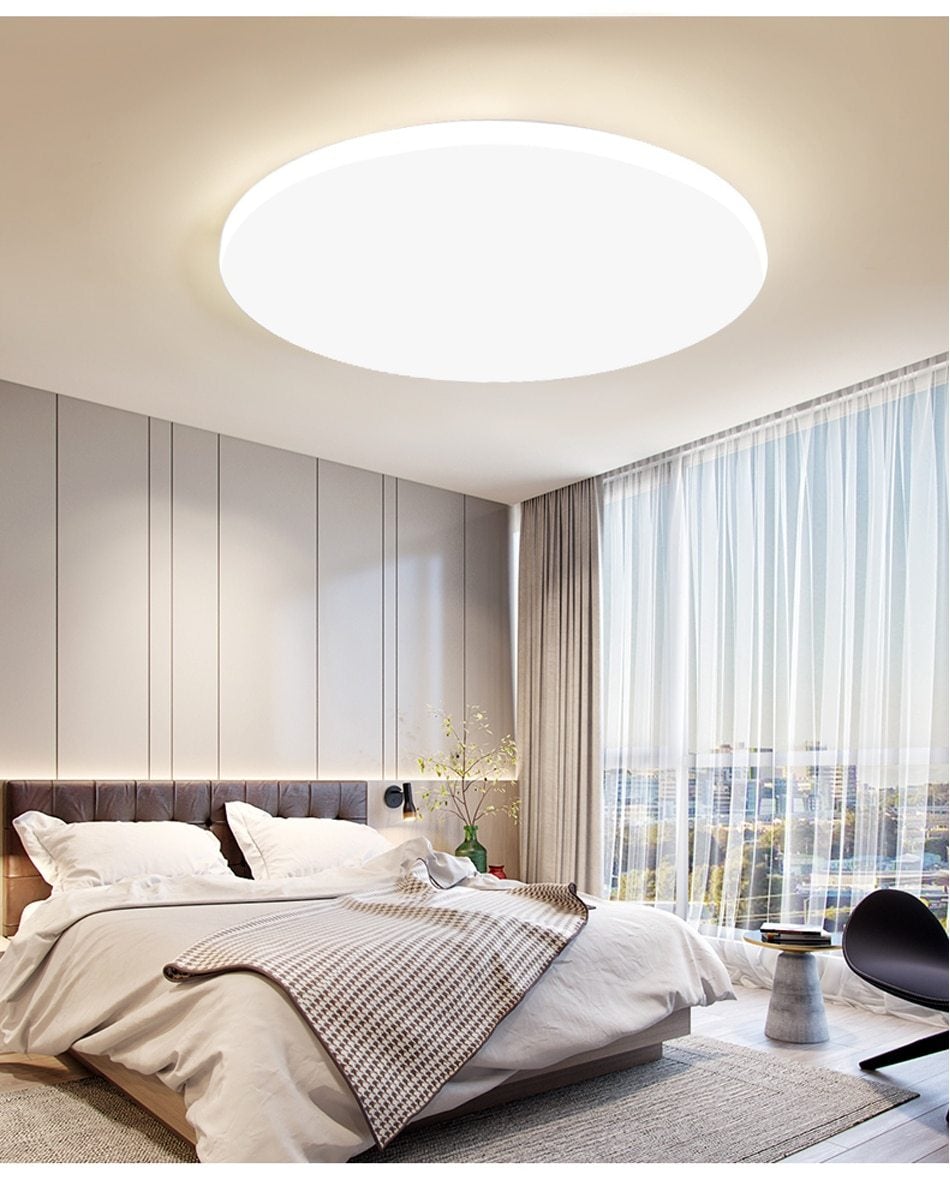 Ultra Thin LED Ceiling Lights Modern Lamp Living Room Bedroom Kitchen Lighting Fixture Surface Mount Remote Control