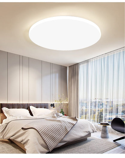 Ultra Thin LED Ceiling Lights Modern Lamp Living Room Bedroom Kitchen Lighting Fixture Surface Mount Remote Control