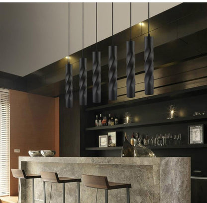 Cylinder Pipe Pendant Lights Kitchen Island Dining Room Bar Counter Lights