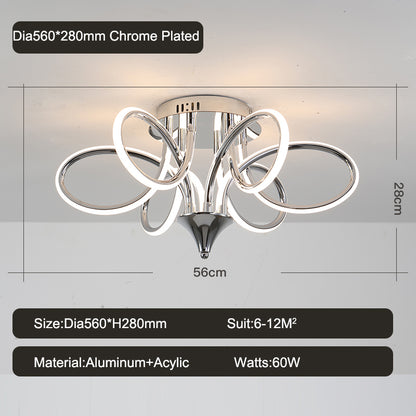 New Remote Controller Modern Led Ceiling Lights For Living Room Bedroom Dimmable Ceiling Lamp