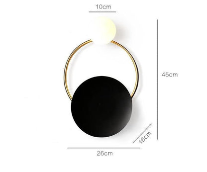 Postmodern Bedside Lamp Wall Lamp Personality Creative Shell Wall Lamp