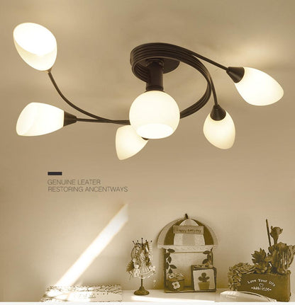Modern LED Chandelier Ceiling Lamp Indoor Illuminate Lighting Avize Modern Salon Lustres Childern Ceiling Lights