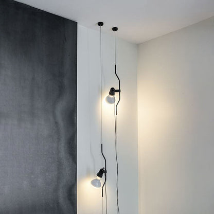 Living Room Bedroom Bedside Lamp Adjustable Height Sofa Decorative LED Small Pendant Lamp E27