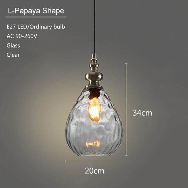 Modern Creative Europe Glass Pendant Light LED E27 With 3 Colors For Bedroom/Restaurant/Living Room/Kitchen/Cafe/Hotel/Office