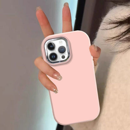Fashion Simple Solid Color Phone Case For iPhone 16 15 14 13 12 11 Pro Max 14 15 16 Plus Sweet Cute Y2K Girl Boy Cool Soft Cover
