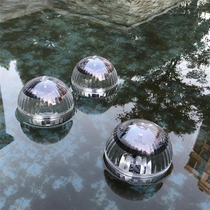 LED Disco Light Swimming Pool Waterproof LED Solar Power Multi Color Changing Water Drift Lamp Floating Light Security