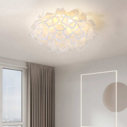 Simple Modern Ceiling Lamp with Living Room Warm and Romantic Flower Shaped Ceiling Lamp