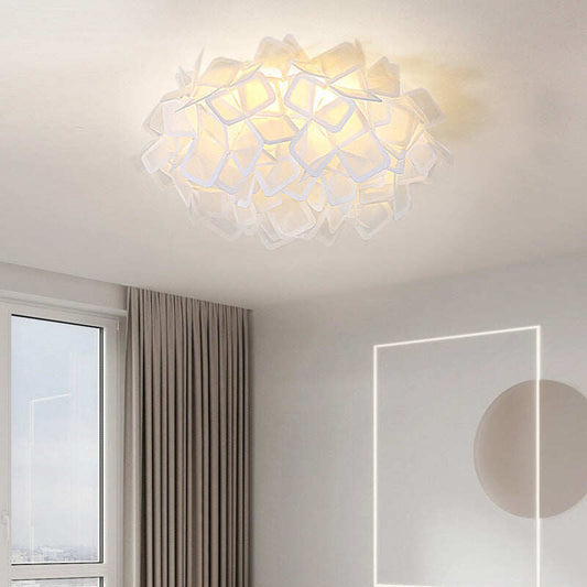 Simple Modern Ceiling Lamp with Living Room Warm and Romantic Flower Shaped Ceiling Lamp