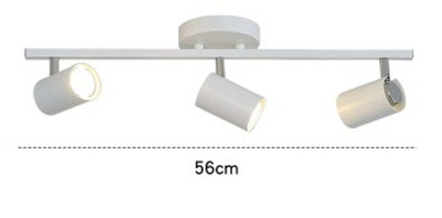 Black White Ceiling Lamp Lighting Angle adjustable Spotlights GU10 Spot Lights Bulb for Store Shop Showroom lighting New Arrival