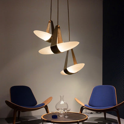 Nordic Designer Leather LED Chandelier Kitchen Coffee Tables Dining Room Bedroom Pendant Lights Home Decor Lamps