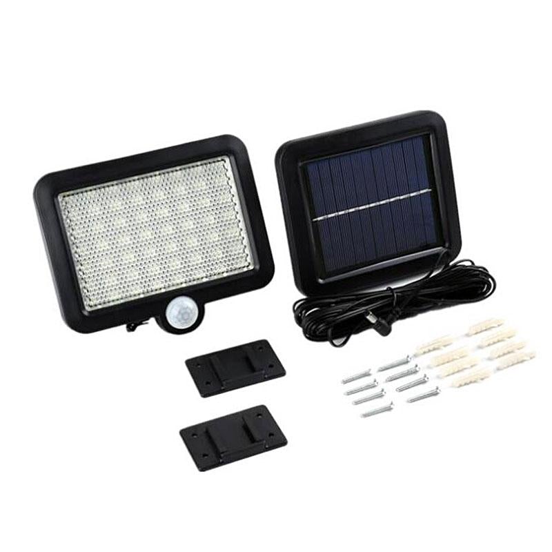56 LED Outdoor Solar Wall Light PIR Motion Sensor Solar Lamp Waterproof Infrared Sensor Garden Light