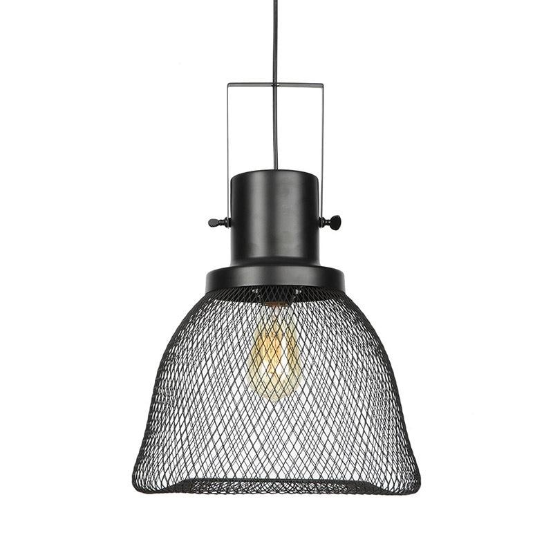 American Retro Iron Mesh Chandelier