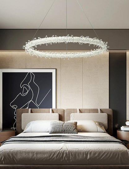 Crystal Chandelier Ring Creative Personality Lamp