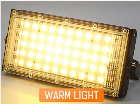 100W 50W LED Floodlight  AC RGB Spot light Waterproof Ip66 Outdoor Garden Lighting Led Reflector Cast light Spotlights