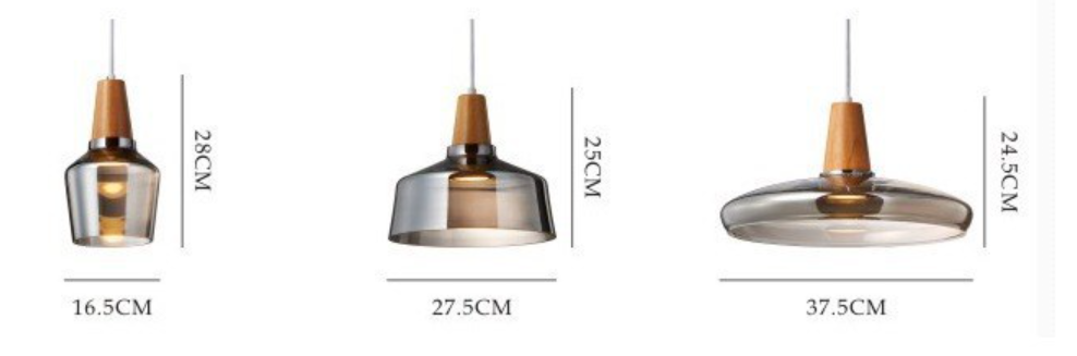 Modern Wood Art Creative Personality Bedroom Bedside Chandelier Fashion LOFT Restaurant Bar Carat Glass Chandelier