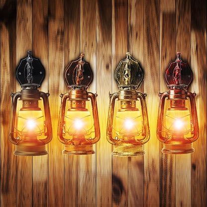 E27 Retro Classic Kerosene Lamp Wall Light Sconce Holder Portable Lights Adornment Bar Club Coffee Shop Restaurant Home Decor