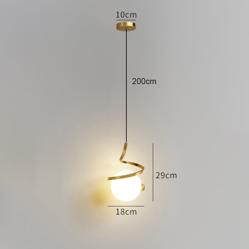Nordic LED Pendant Lights Indoor Lighting Glass Hanging Lamp For Home Dining Tables Bedside Kitchen Living Room Decoration Light