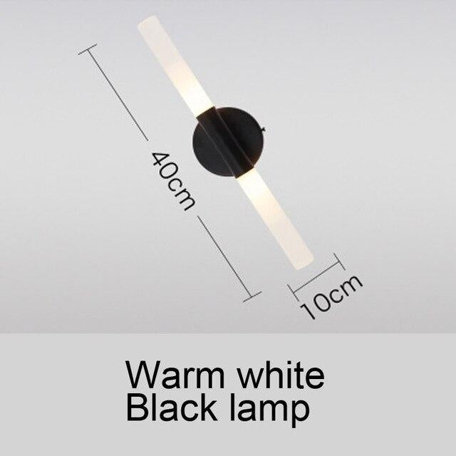 Modern metal tube pipe up down LED wall lamp light sconce Bedroom foyer washroom living room toilet bathroom wall light lamp LED