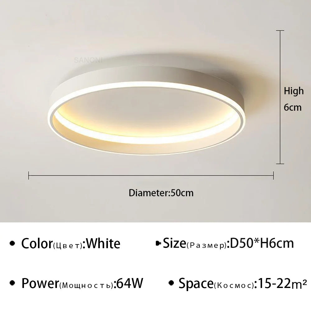 Modern LED Ceiling Light Chandelier For Bedroom Living Dining Room Indoor Home Decor Light Fixture