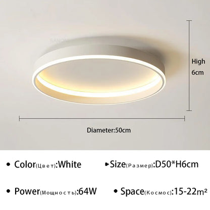 Modern LED Ceiling Light Chandelier For Bedroom Living Dining Room Indoor Home Decor Light Fixture