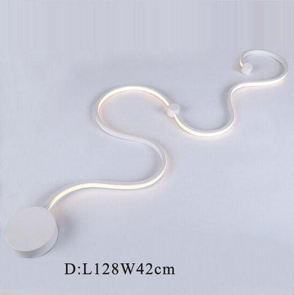 LED Postmodern Nordic Iron Aluminum Acrylic Belt LED Lamp LED Light Wall lamp Wall Light Wall Sconce For Store Bedroom Corridor