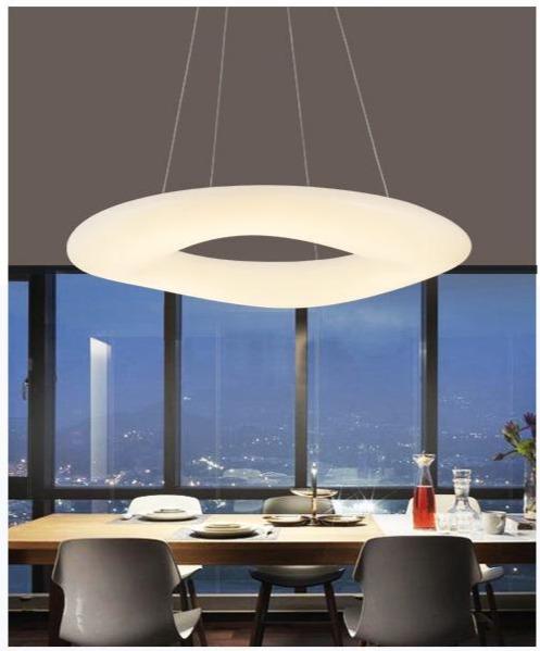 LED Living Room Chandelier Creative Ring Light Luxury Chandelier