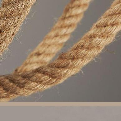 Retro Rope Chandelier Creative Loft Industrial Wind Bar Restaurant Restaurant Box Hot Pot Restaurant Wrought Iron Lighting