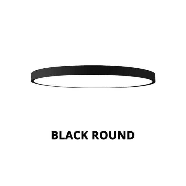 LED Ceiling Light Modern Lamp Living Room Lighting Fixture Bedroom Kitchen Surface Mount Flush Panel Remote Control