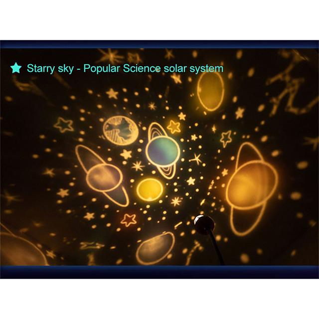 Music Projector Night Light With  Speaker Chargeable Universe Starry Sky Rotate LED Lamp Colorful Flashing Star Kids Baby Gift