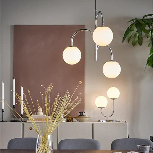 Nordic French Light Luxury Bedroom Restaurant Chandelier Special-shaped Lamp